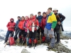 Un grupo de la Curuxa en el Pico Hibeo