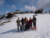 un grupo en el collado santa Cristina