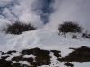 Mucha nieve en el collado el Cabezo