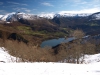 Embalse con los pueblos de Campiellos y Rioseco