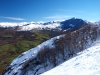 Vista desde el camino bajo la sierra del Crespón