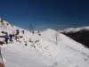 el Grupo llegando al collado