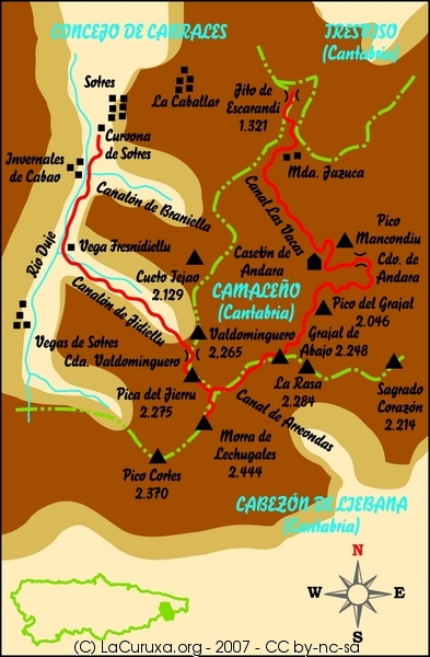 lacuruxa mapas rutas 2007