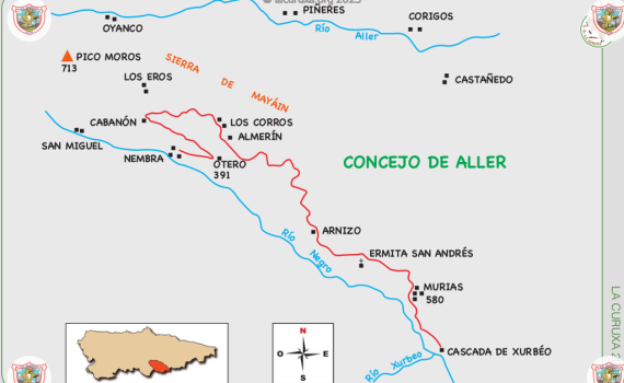 Cascada de Xurbéo y ruta de las fuentes