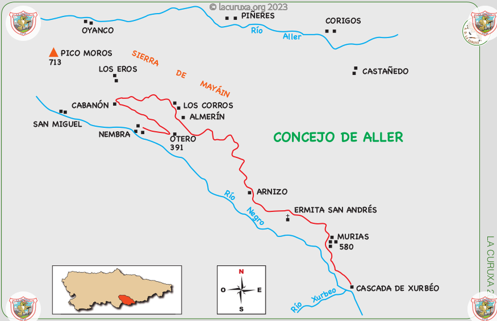 Cascada de Xurbéo y ruta de las fuentes