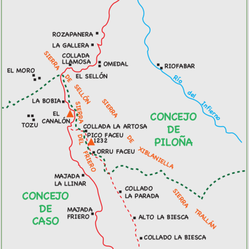 Pico Faceu y Camín Real