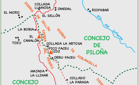 Pico Faceu y Camín Real