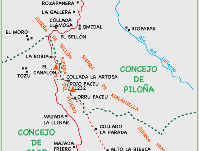 Pico Faceu y Camín Real