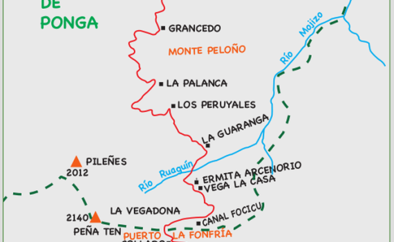 La Uña - Arcenorio - Collada Llomera