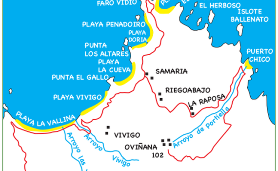 El cabo Vidio y su entorno