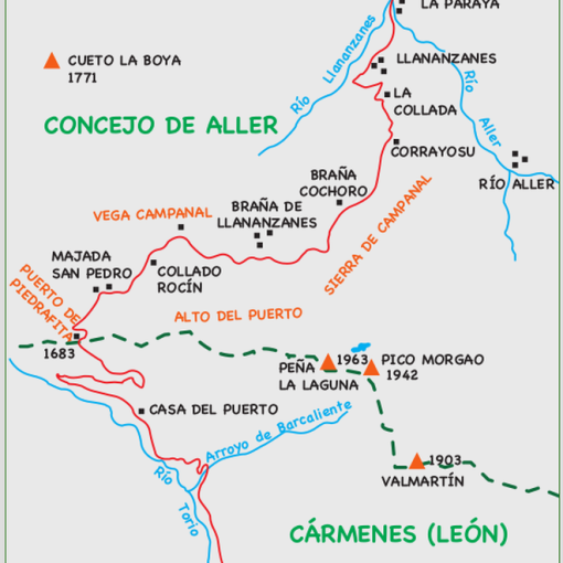 Piedrafita - Braña Llananzares - Casomera