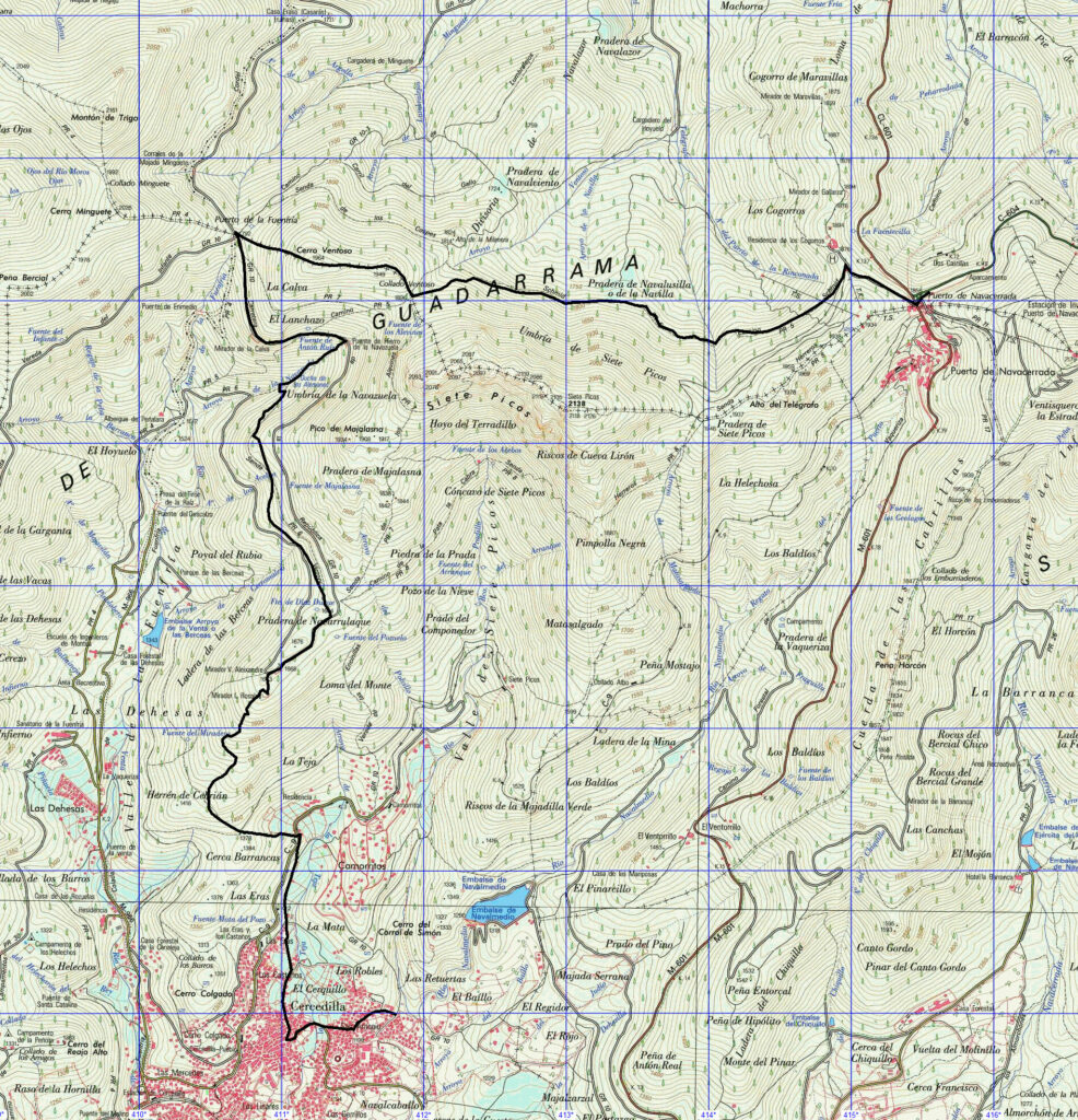 Puerto de Navacerrada - Camino de Shmid - Cercedilla